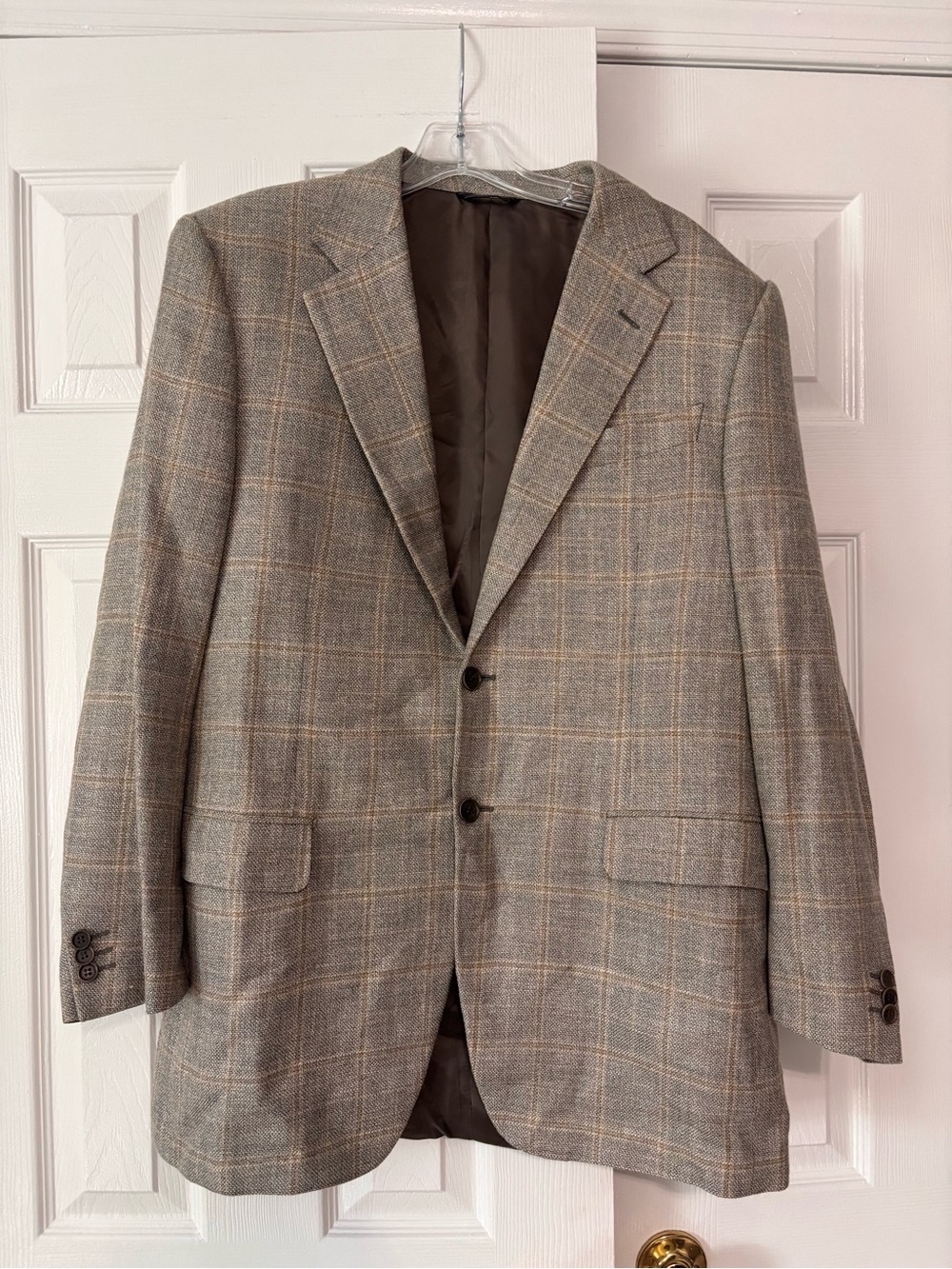 Mens Gray Trussini Sport Coat Blazer size 52